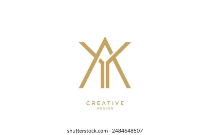 AY, YA, A, Y, Abstract Letters Logo Monogram