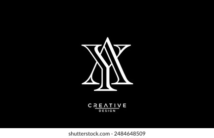 AY, YA, A, Y, Abstract Letters Logo Monogram