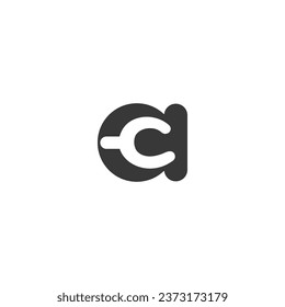 AY, YA, Abstract initial monogram letter alphabet logo design