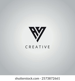 AY YA Modern Creative Alphabet Business Logo Design Vector Icon Symbol.