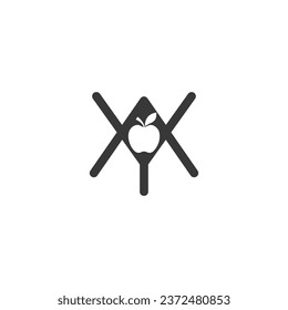 AY, YA, A AND Y Abstract initial monogram letter alphabet logo design