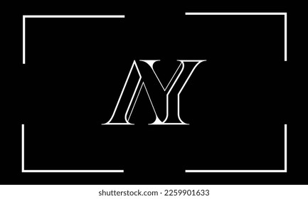 AY, YA,A, Y, Abstract Letters Logo Monogram
