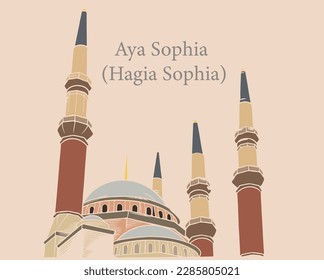 Aya Sophia, también conocida como Santa Sofía, es una impresionante representación de este icónico monumento histórico. La Santa Sofía, situada en Estambul (Turquía), tiene una rica historia, que originalmente se compró