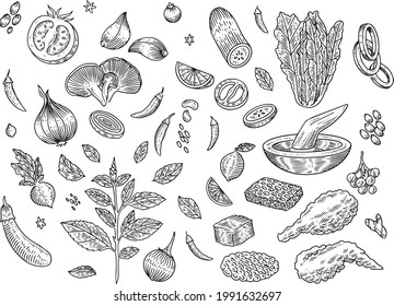 Ayam Geprek assets ilustration can be used to commercial menu or interior visual elements for restaurant