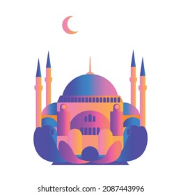Ayasofya, vector mosque, Turkey, Istanbul
