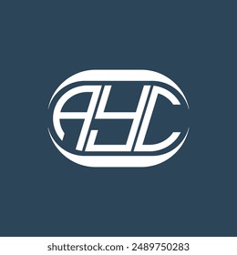 AYC abstract monogram logo design. AYC monogram unique modern flat abstract letter logo design.