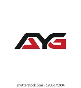 AYG Letter Logo Design Vector .