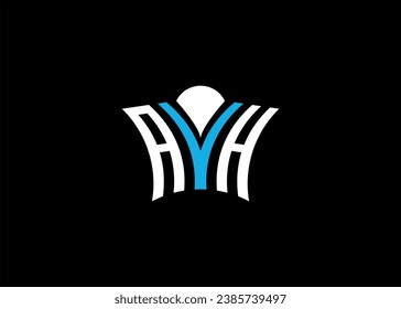 AYH initial monogram letter business and simple modern logo