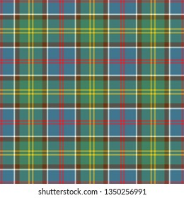 Ayrshire District Tartan. Element for the seamless pattern. Tartan imitation for prints on fabric and clothing, interior decoration, Scottish-style websites. Frequent weave 