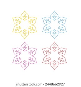 Ayurveda Spa Hotel Resort Sign Symbol Logo Vector