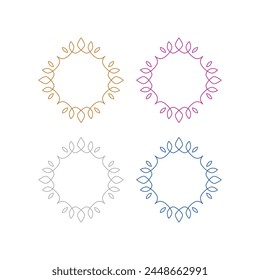 Ayurveda Spa Hotel Resort Sign Symbol Logo Vector