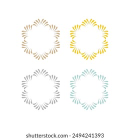 AYURVEDA SPA MEDICAL HOTEL SIGN SYMBOL LOGO ISOLATED ON WHITE