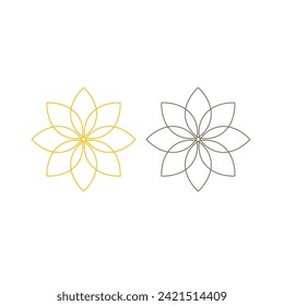 Ayurveda Spa Meditation Holistic Healing Resort Sign Symbol Logo Vector