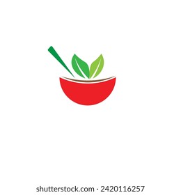 ayurvedic or bioplogical logo or vector log