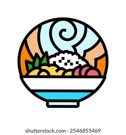 ayurvedic cooking ayurveda color icon vector. ayurvedic cooking ayurveda sign. isolated symbol illustration