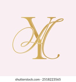 AY,YA, logo AY, Letter AY, monogram AY, vector, logo, Wedding Monogram Initials, Wedding Logo,Wedding Monogram, Logo Design