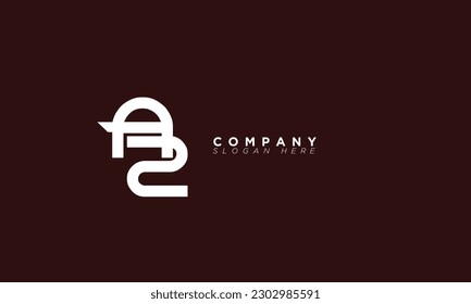 Letras alfabetas de AZ Iniciales Logotipo Monograma ZA, A y Z