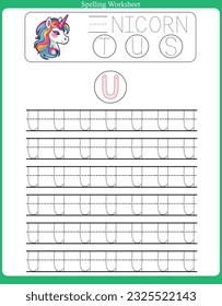 A-Z  Alphabets Letter Tracing Practice for ids 
