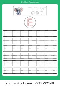 A-Z  Alphabets Letter Tracing Practice for ids 