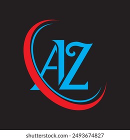 AZ letter logo Creative Design.
AZ monogram Logo Unique Concept Vector.
AZ creative  modern flat abstract  initials letter logo.
