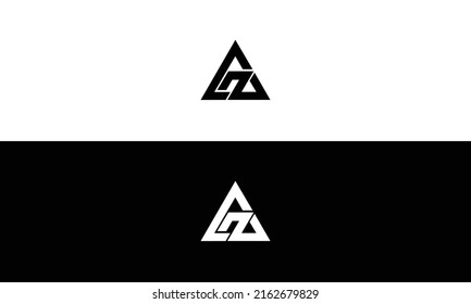 AZ Letter logo Vector design. AZ logo design