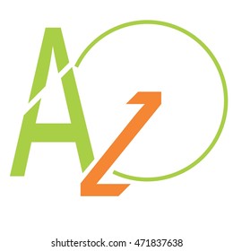 az letter vector logo