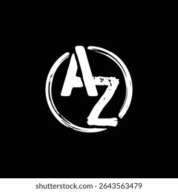 az letras abstrato logotipo estilo moderno