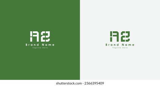 AZ Letters, Vektorlogo-Design