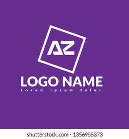 AZ logo concept. Designed for your web site design, logo, app, UI