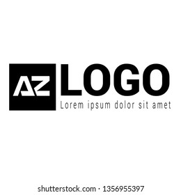 AZ logo concept. Designed for your web site design, logo, app, UI