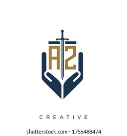 az logo design vector icon