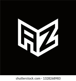 AZ Logo Letter Initial Monogram Capital Designs Templete