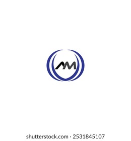 AZ es un logotipo moderno y sencillo para cualquier empresa y otros usos