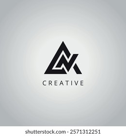 AZ ZA Modern Creative Alphabet Business Logo Design Vector Icon Template.