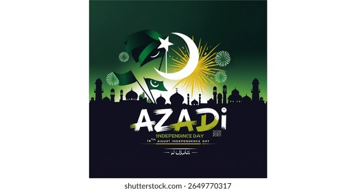 Azadi 14 de agosto Dia da Independência