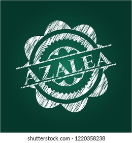 Azalea written on a chalkboard