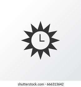 Azan Icon Symbol. Premium Quality Isolated Clock  Element In Trendy Style.