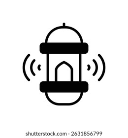 Azan vector icon stock illustration