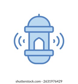 Azan vector icon stock illustration