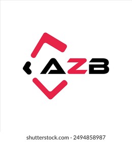 AZB creative minimalist letter logo. AZB unique vector initials alphabet letter logo design
