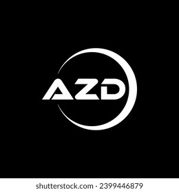 AZD Letter Logo Design, Inspiration for a Unique Identity. Modern Elegance and Creative Design. Watermark Your Success with the Striking this Logo.