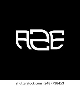 Diseño del logotipo de AZE, logotipo simple y moderno de AZE. Diseño de alfabeto de lujo AZE  