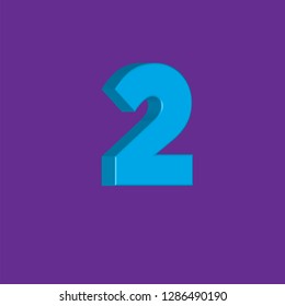 Azerbaijan 3d numbers vector