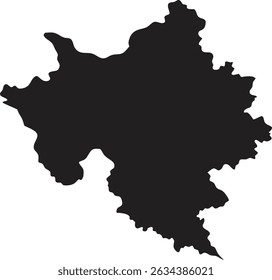 Azerbaijan black map silhouette vector style with white background