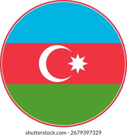 Aserbaidschanische Flagge, Symbol der Flagge Aserbaidschans