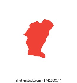 Azerbaijan city Julfa. Map vector illustration