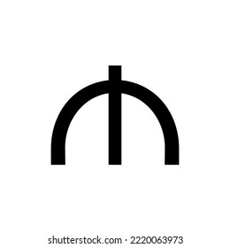 Azerbaijan Currency Symbol, Azerbaijani Manat Icon, AZN Sign. Vector Illustration