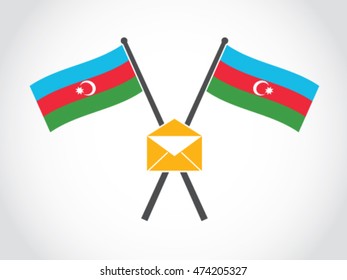 Azerbaijan Emblem Mail Formal Service