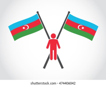 Azerbaijan Emblem People Nation