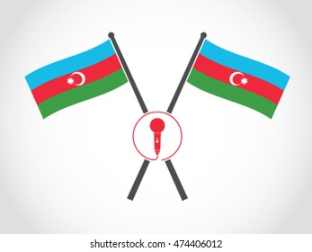 Azerbaijan Emblem Singer SIng